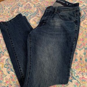 Mbx Dark Wash Slim Tapered Jeans 3x30 